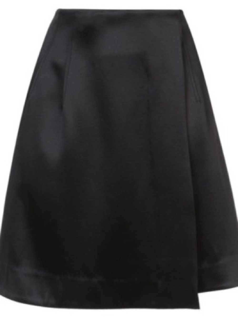 $368 Diane von Furstenberg DVF High Waist Flare Mini WRAP Skirt Black size 0